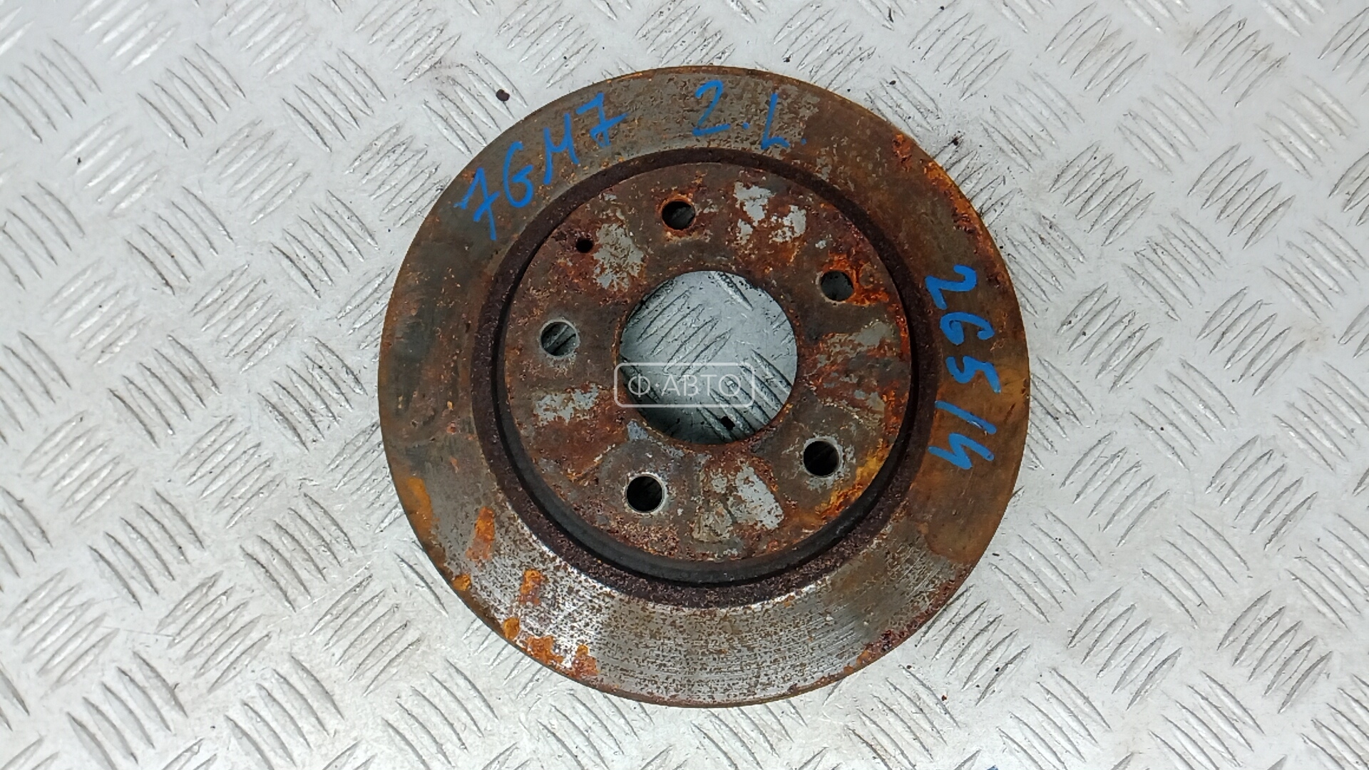 Диск тормозной задний