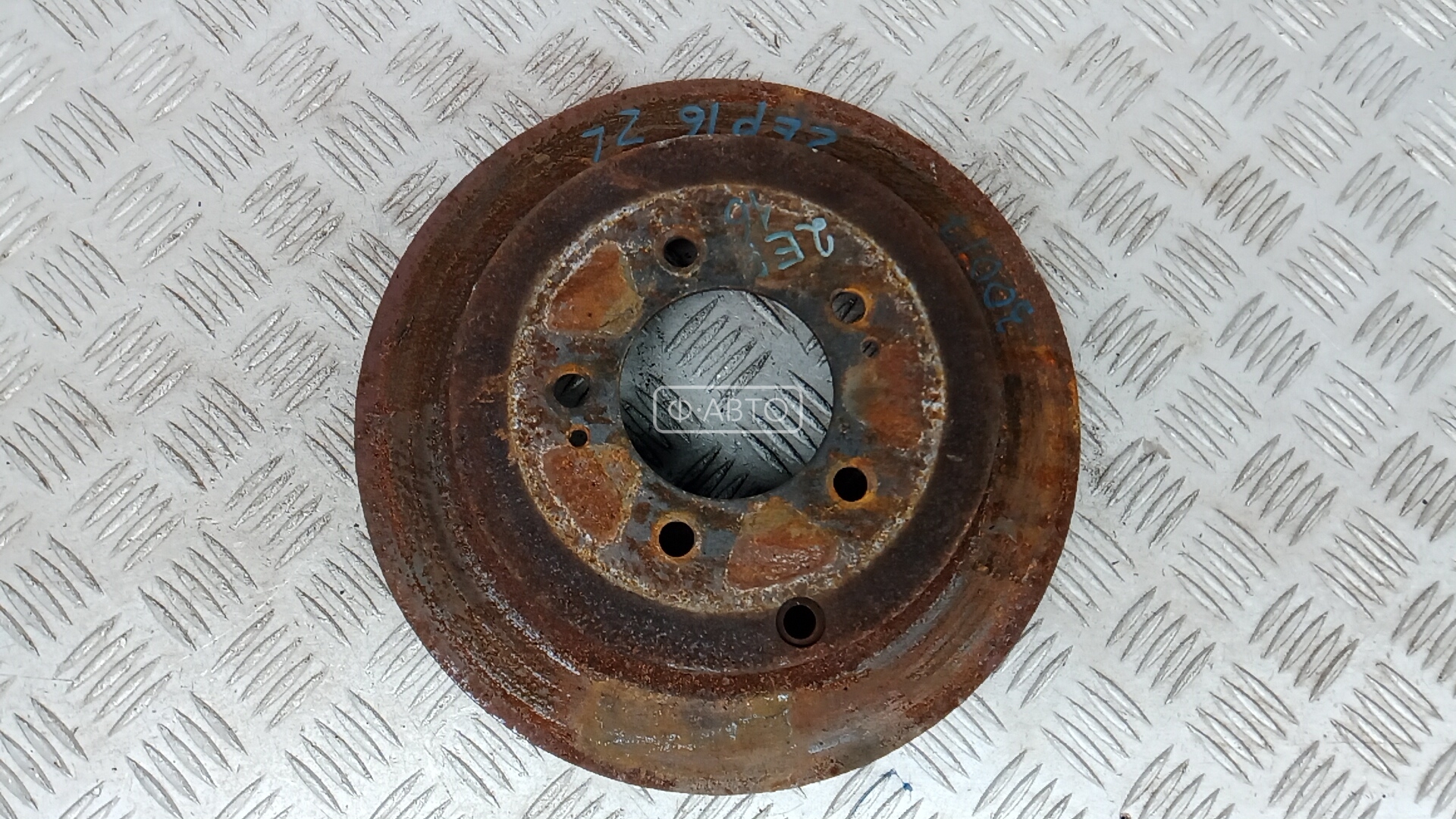 Диск тормозной задний