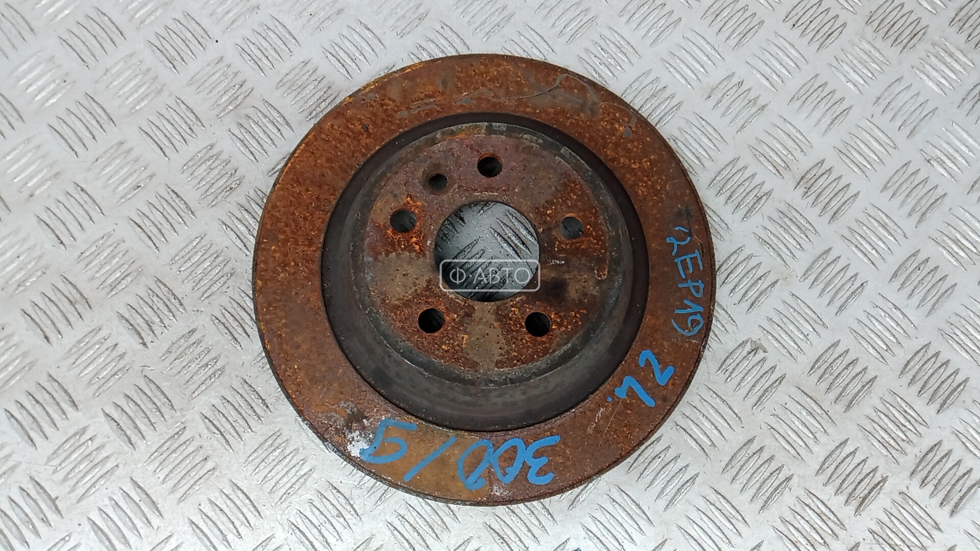 Диск тормозной задний