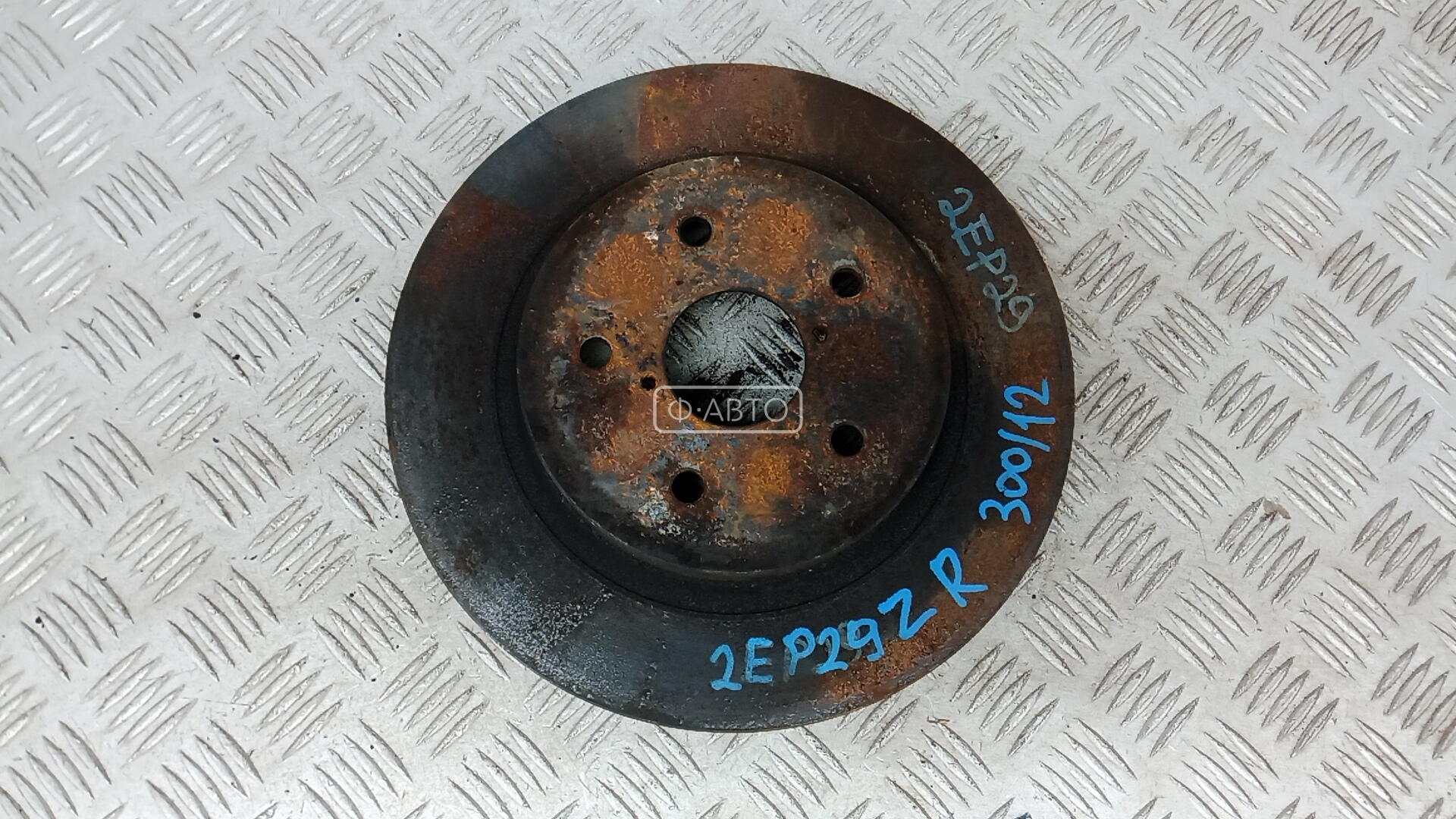 Диск тормозной задний