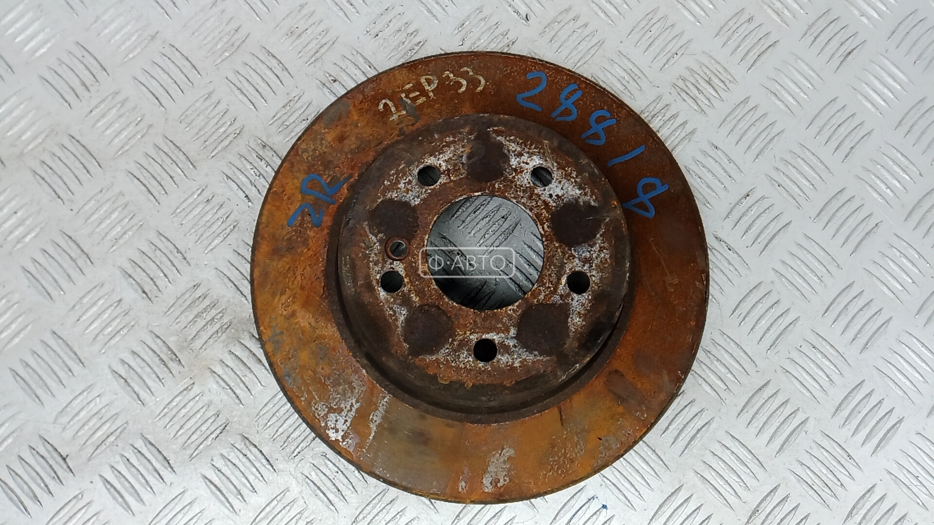 Диск тормозной задний