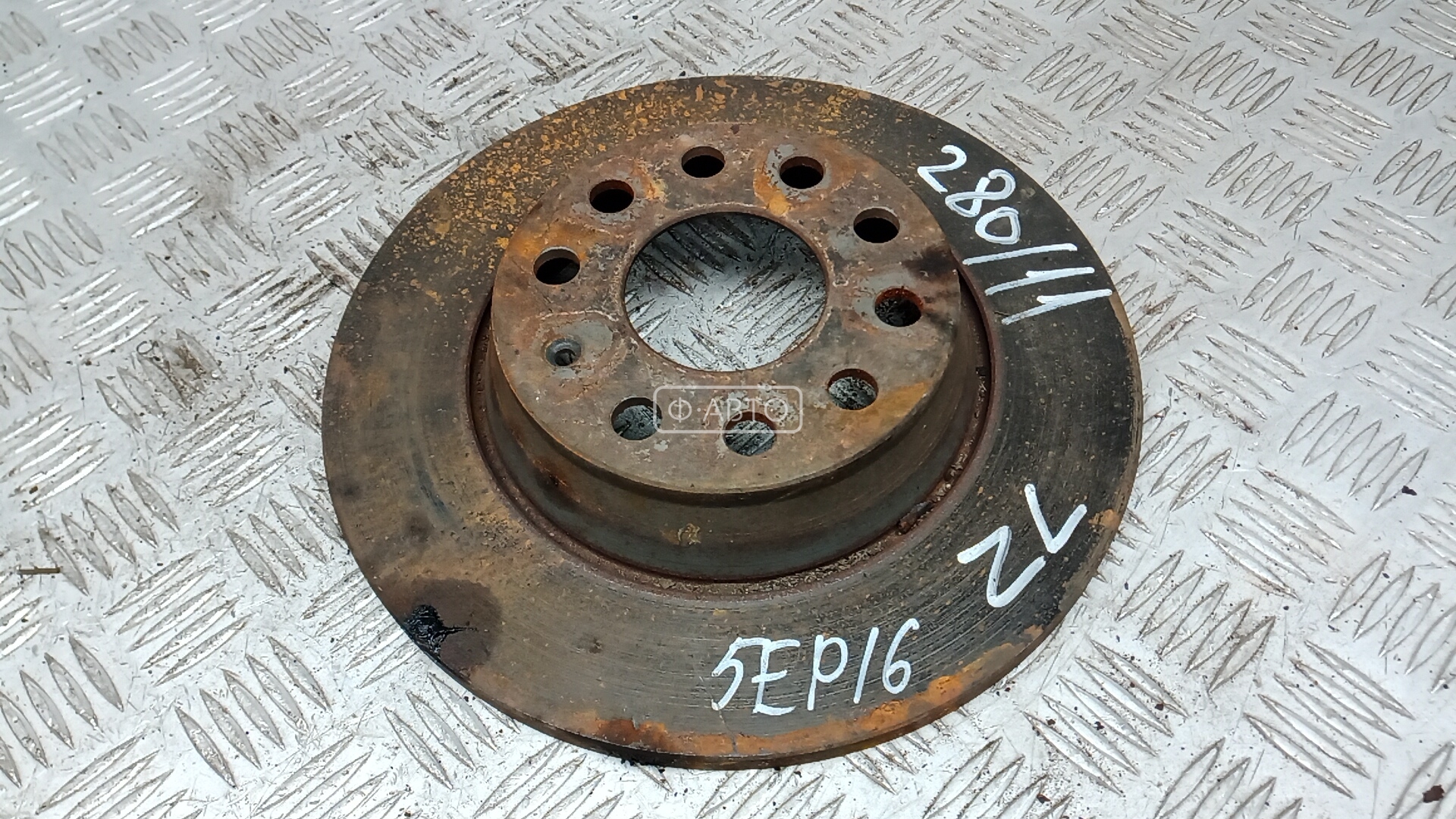 Диск тормозной задний