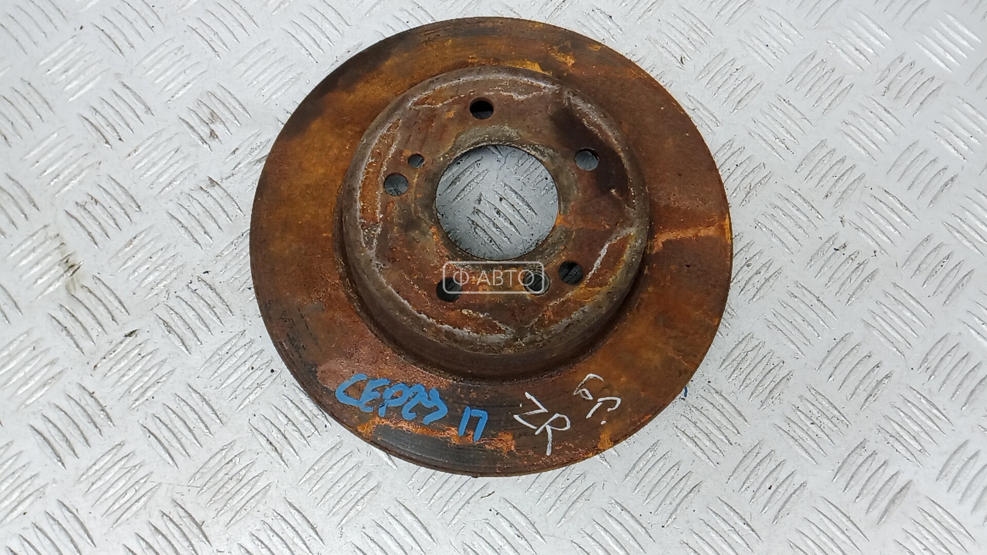 Диск тормозной задний