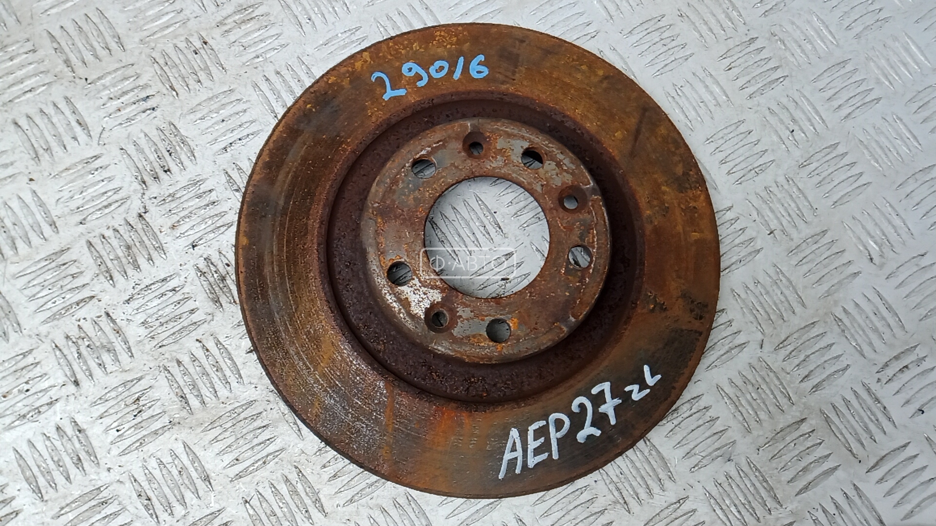 Диск тормозной задний