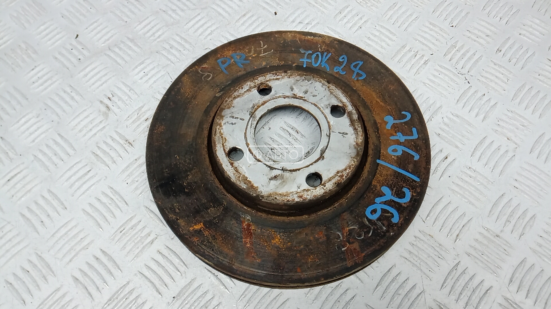 Диск тормозной передний