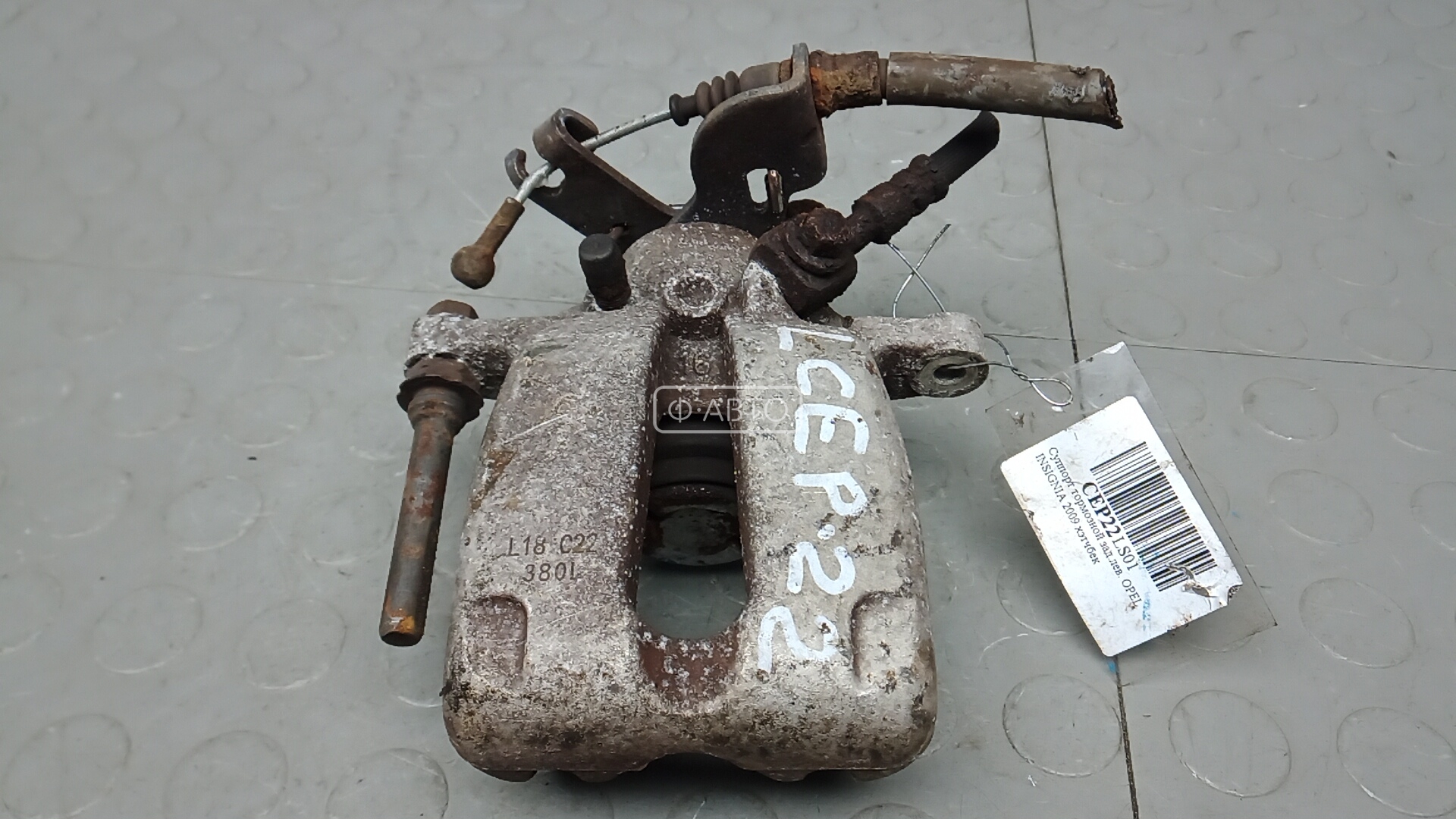 Суппорт тормозной задний левый