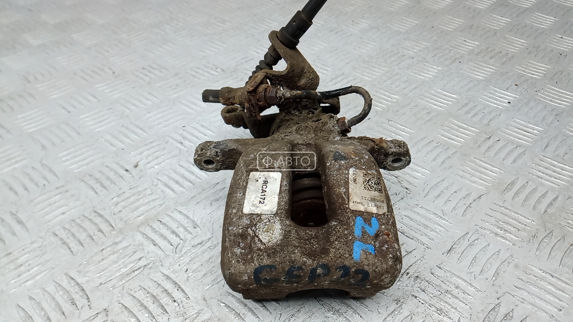 Суппорт тормозной задний левый