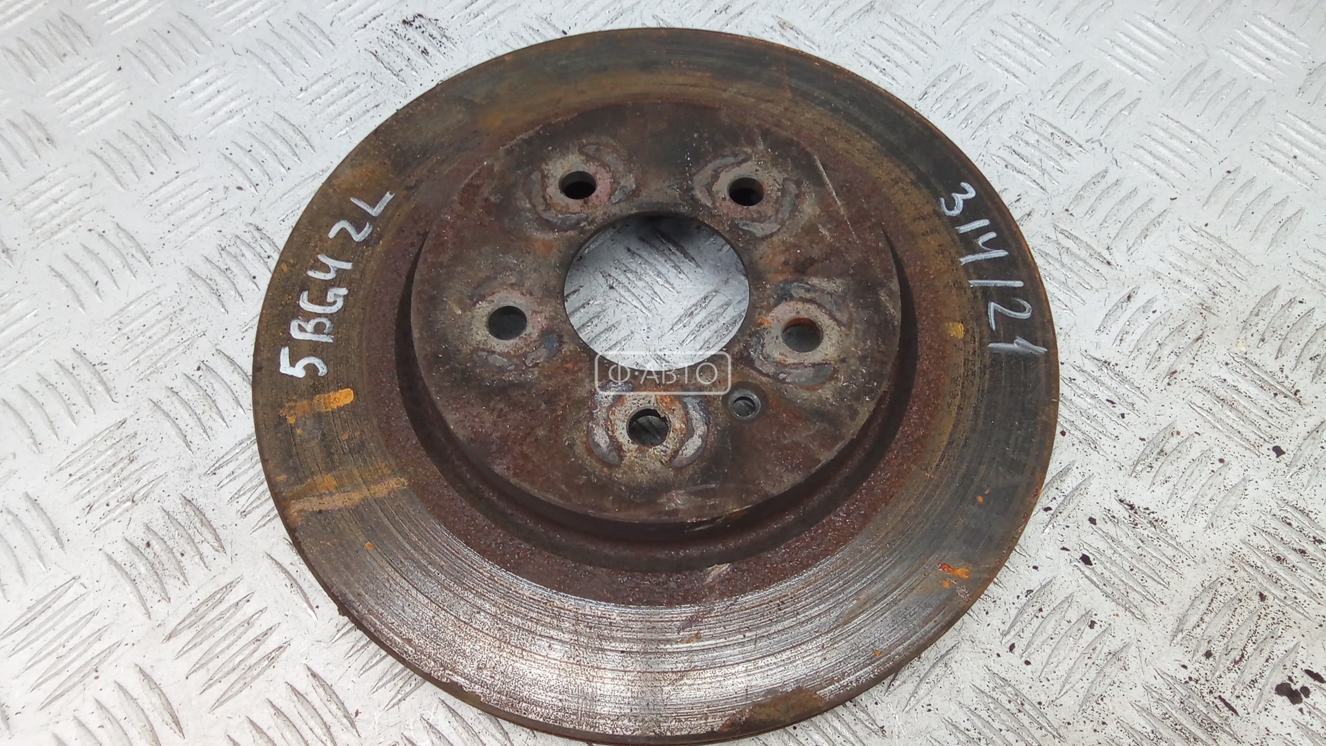 Диск тормозной задний