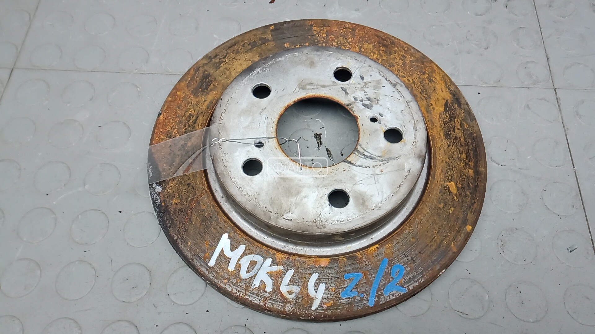 Диск тормозной задний