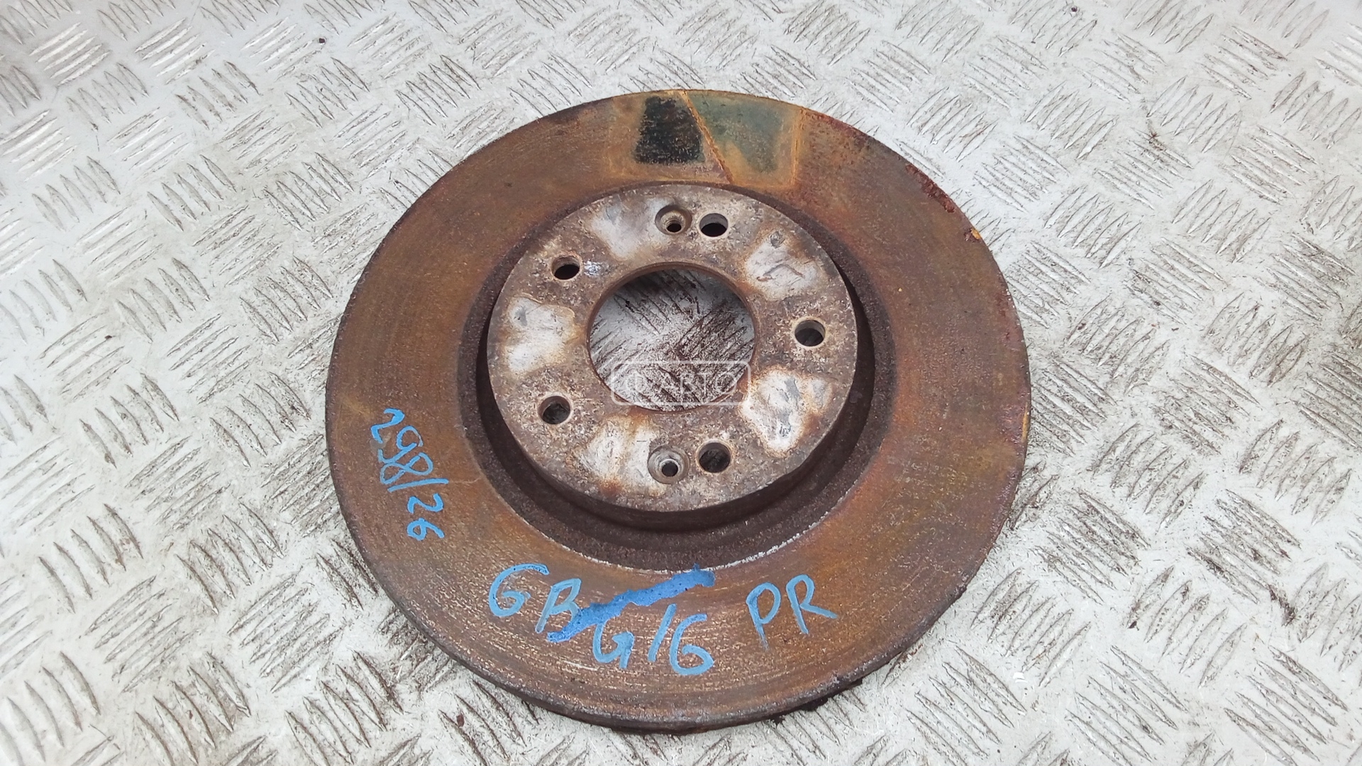 Диск тормозной передний