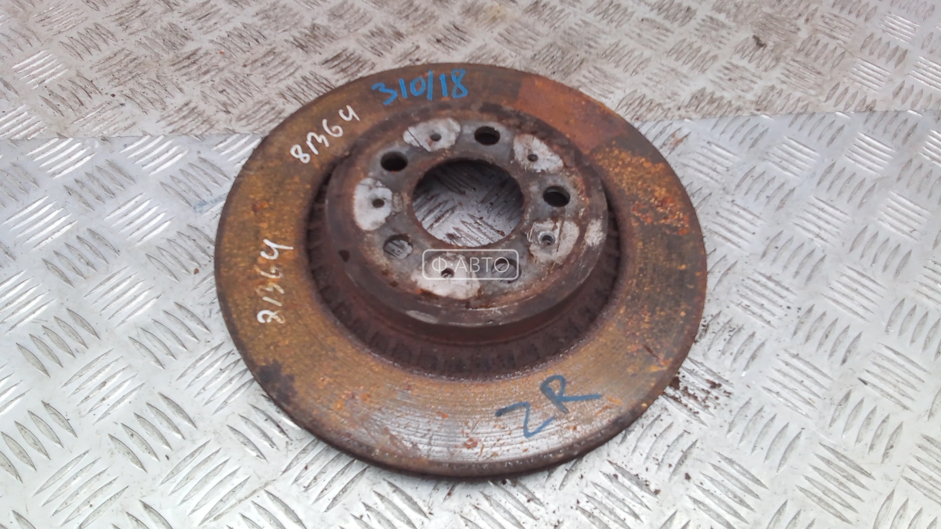 Диск тормозной задний