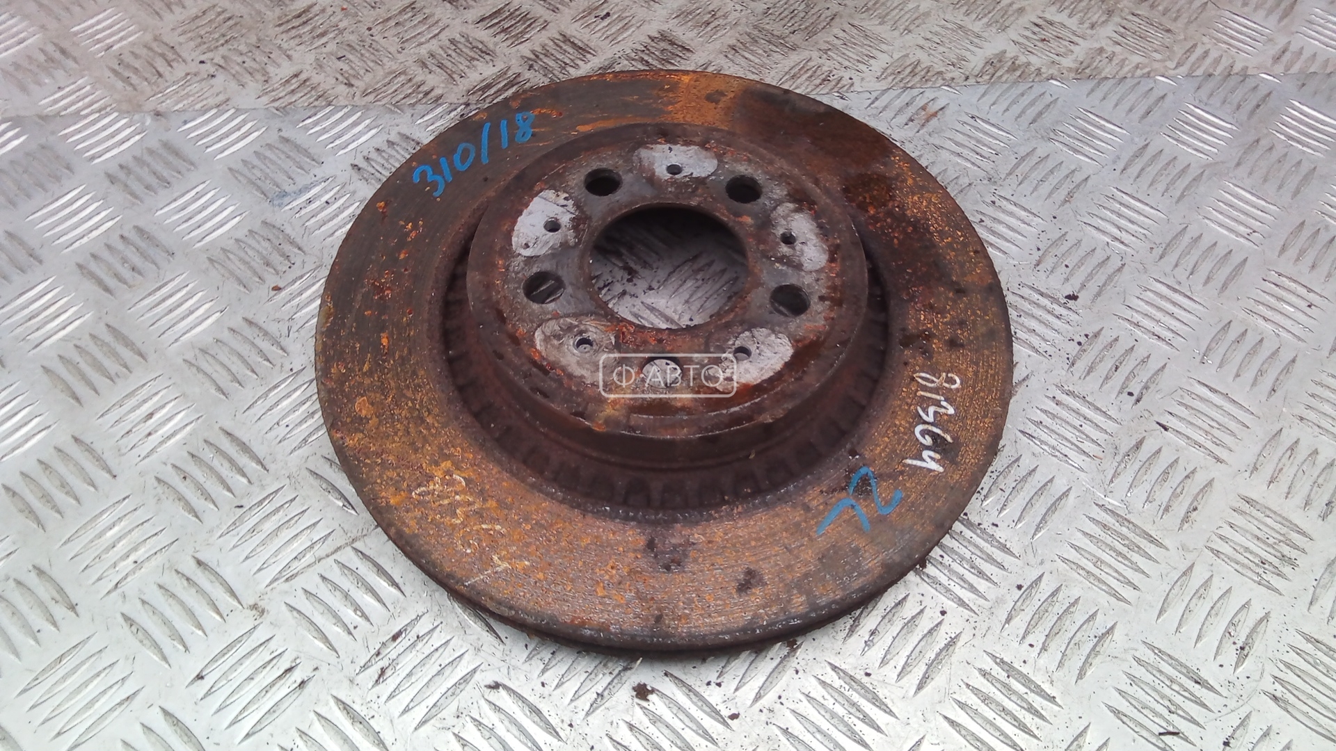 Диск тормозной задний
