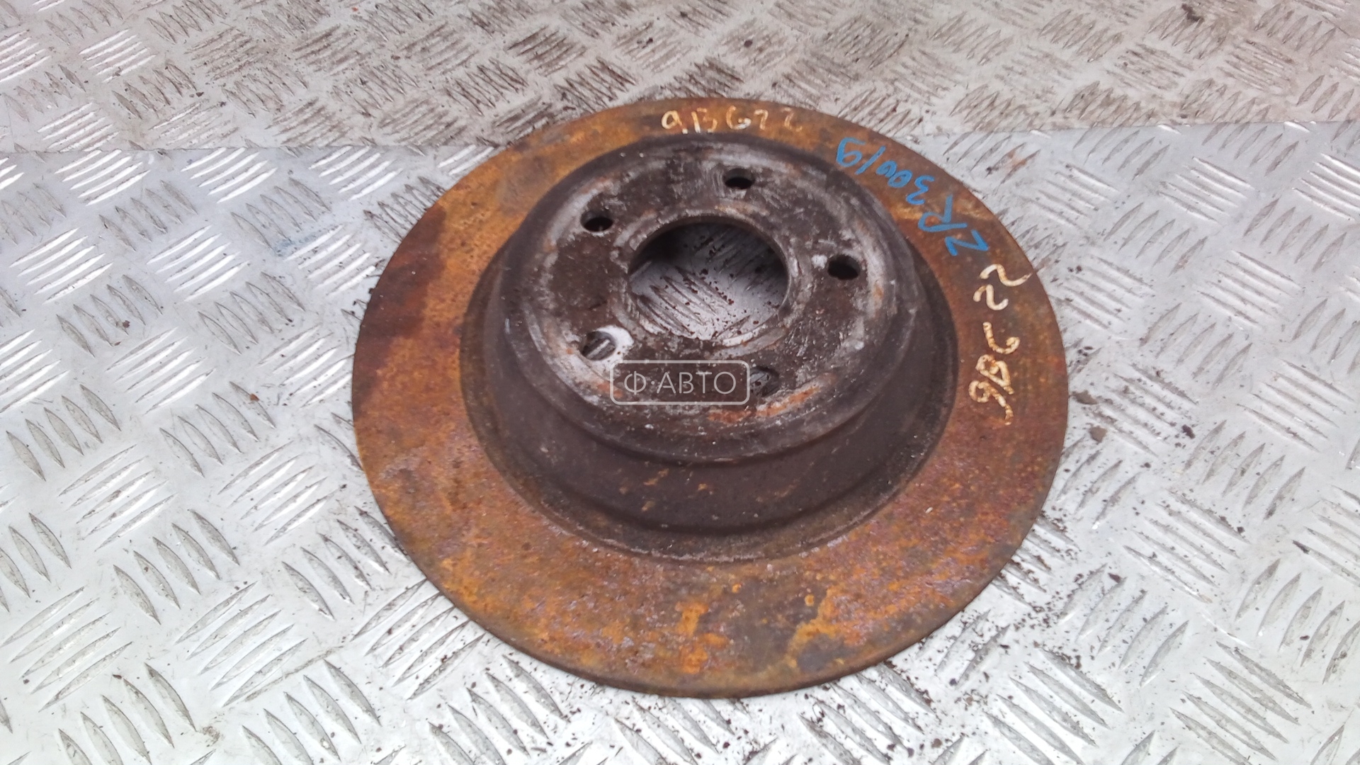 Диск тормозной задний