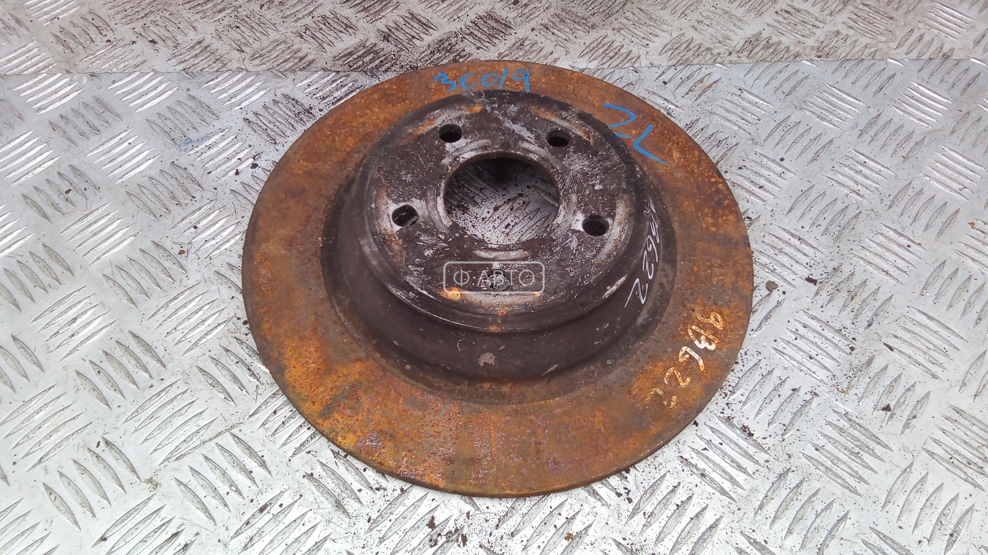 Диск тормозной задний