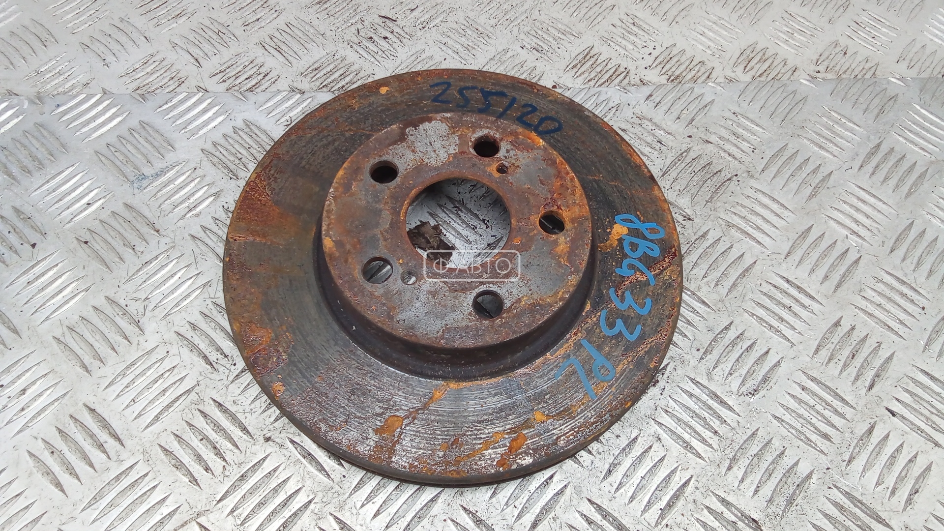 Диск тормозной передний