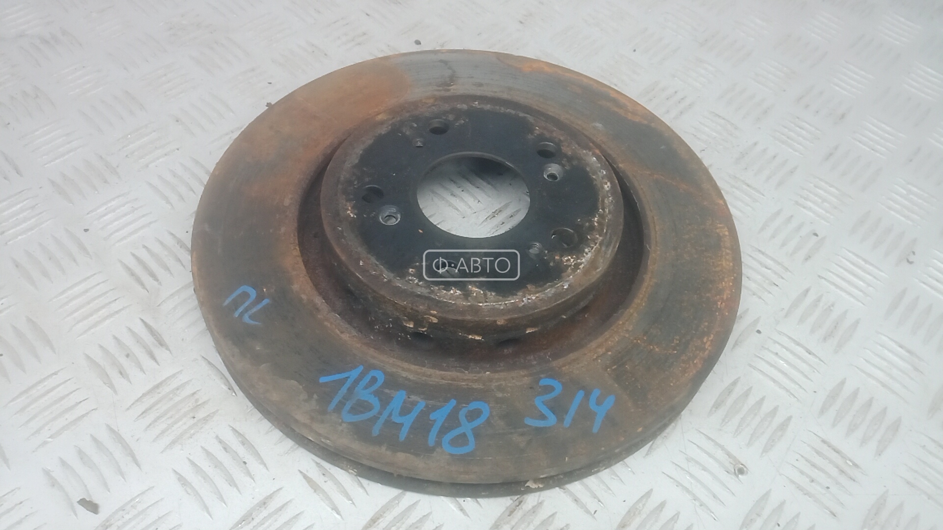 Диск тормозной передний