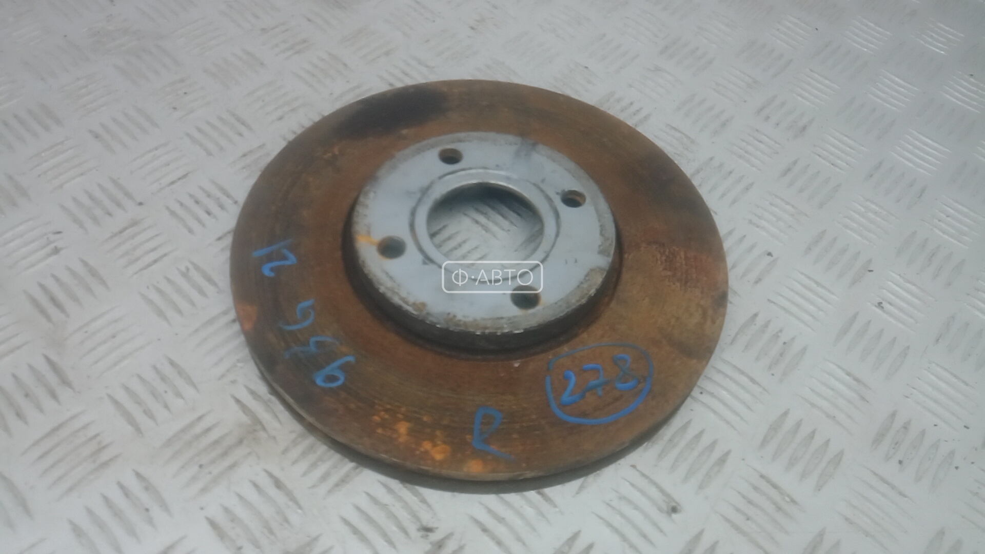 Диск тормозной передний